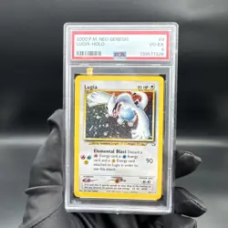 2000 Pokemon Lugia Neo Genesis Holo Rare PSA 4 - Image 1