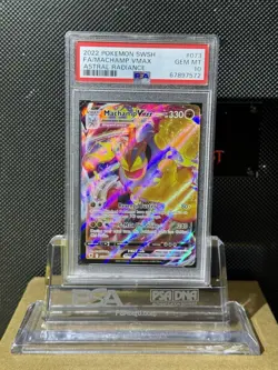 2022 POKEMON SWORD & SHIELD ASTRAL RADIANCE #073 FULL ART/MACHAMP VMAX PSA 10 - Image 1
