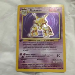 Alakazam #1 Holo French 1st Edition 1999 Pokemon Base Set - Image 1