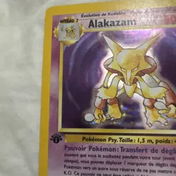 Alakazam #1 Holo French 1st Edition 1999 Pokemon Base Set - Image 2