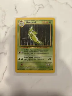 Metapod 54/102 Base Set Unlimited Pokemon TCG - Image 1