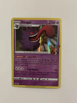 Pokemon Gengar 057/198 Chilling Reign Rare Holo Stage 2 130 HP Pain Burst - Image 1