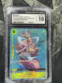 2024 One Piece TCG English OP03-116 Shirahoshi Alt Art Mint/Nm CGC 10 Gem - Image 1