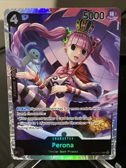 One Piece TCG Wings of the Captain Foil Super Rare #OP06-93 Perona - Image 1