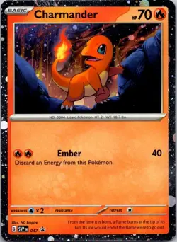 Charmander - (Cosmos Holo) Promo SV: Scarlet & Violet Promo Cards 047 NM - Image 1