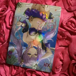 Keqing Genshin Impact DREAM GODDESS XR ACG Waifu HOLO Girl Card - Image 3