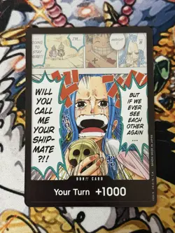 Your Turn +1000 OP-04 Don!! Card One Piece Kingdoms of Intrigue TCG English NM - Image 1