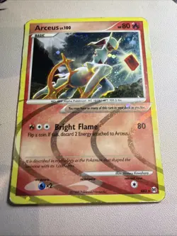 Arceus - AR3 - Pokemon Arceus Holo Card - Image 2