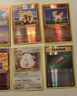 Vintage Pokemon Reverse Holo lot of 8 cards - Image 4