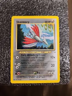 Pokemon TCG Skarmory Neo Revelation Card 23/64 Unlimited Rare MINT - Image 1