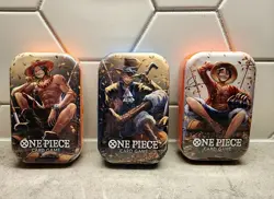 Lot of 3 One Piece Card Game Mini-Tin Pack Set Vol.2 - Image 1