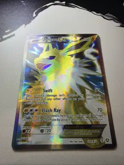 Jolteon EX Full Art 28a/83 Ultra Rare Holo Pokemon Card XY Generations - Image 2
