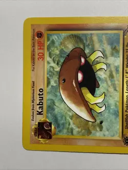 Kabuto 50/62 Fossil 1st Edition Pokemon Card Amazing Condition Never Played - Image 3