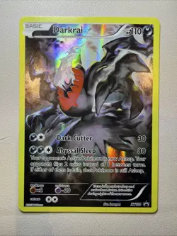 Darkrai XY114 Holo Black Star Promo Card Near Mint Condition NM - Image 1