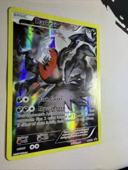 Darkrai XY114 Holo Black Star Promo Card Near Mint Condition NM - Image 5