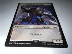 MTG ASTARTES WARRIOR/CHERUBAEL TOKEN CARD 013/023 T - Image 3