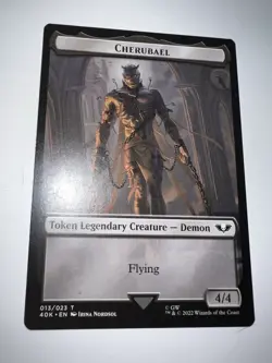MTG ASTARTES WARRIOR/CHERUBAEL TOKEN CARD 013/023 T - Image 5