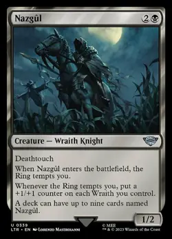 [1x] Nazgul (0339) - Near Mint, English - Lord of the Rings MTG Magic - Image 1