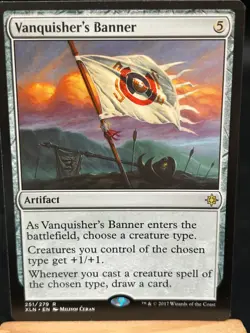 1x Vanquisher's Banner NM-Mint, English Ixalan MTG Magic - Image 1