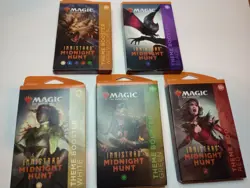 Set of 5 Innistrad Midnight Hunt Theme Booster Werewolves New - Image 2