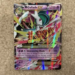 Pokemon M Gallade EX XY 35/108 2015 Mega HP220 Ultra Rare Full Art Holo Psychic - Image 1
