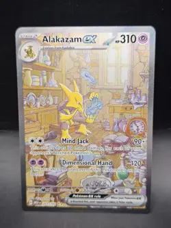 Pokemon Alakazam ex Scarlet & Violet 151 201/165 Full Art Holo - Image 1