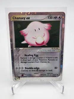 2003 Pokemon Chansey EX Ruby & Sapphire Holo Rare 96/109 DMG TCG WOTC Nintendo - Image 1