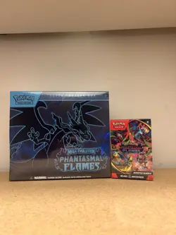 🔥Pokemon Phantasmal Flames ETB & Phantasmal Flames Booster Bundle SEALED 💯 - Image 1