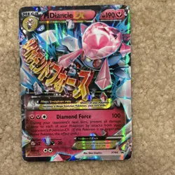 Pokemon M Diancie EX XY44 2015 Mega HP190 Promo Holo Fairy Attack 100 - Image 1