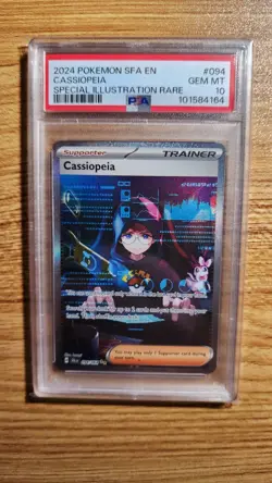 Pokemon Cassiopeia 094/064 Sv: Shrouded Fable SAR Holo English PSA 10 - Image 1
