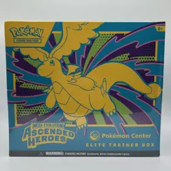 Pokemon TCG Ascended Heros Pokemon Center Elite Trainer Box ETB Factory Sealed - Image 1