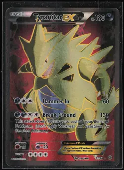 Pokemon TCG Tyranitar EX (91 Full Art) #91/98 XY - Ancient Origins - Image 1