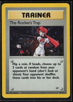 Pokemon TCG The Rocket's Trap #019/132 Gym Heroes - Image 1