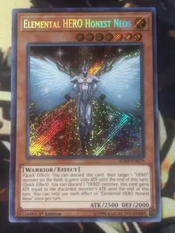 Yugioh: Elemental HERO Honest Neos - BLRR-EN079 - Secret Rare - 1st Edition - LP - Image 1