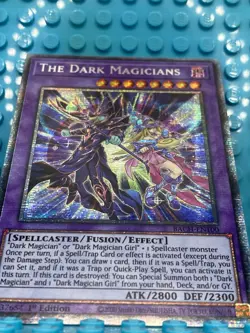 Yugioh The Dark Magicians Starlight Rare BACH-EN100 1st Edition NM - Image 3