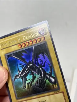 Yugioh Red-Eyes B. Dragon SDJ-001 Ultra Rare MP Holo - Image 3