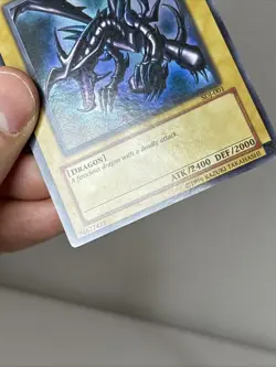 Yugioh Red-Eyes B. Dragon SDJ-001 Ultra Rare MP Holo - Image 4