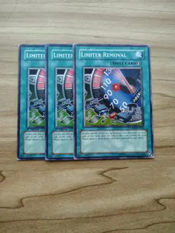 Yu-Gi-Oh! - Limiter Removal 3X - Full Playset - Image 1