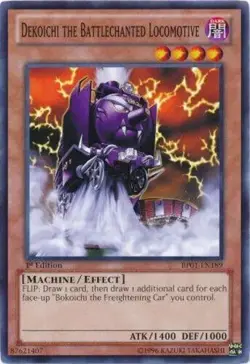 Dekoichi the Battlechanted Locomotive BP01-EN189 1st -MP- Yu-Gi-Oh DNA GAMES - Image 1