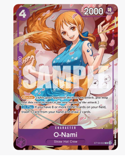 O-Nami (Alternate Art) - ST18-002 - Extra Booster One Piece - Image 1