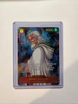 SEC RARE Silvers Rayleigh OP08-118 Parallel ALT ART / One Piece / Two Legends NM - Image 1