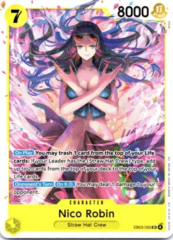 Nico Robin (055) SR Extra Booster: One Piece Heroines Edition EB03-055 NM - Image 1