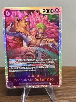 NM Donquixote Doflamingo OP10-071 SR Foil Royal Blood One Piece English - Image 1