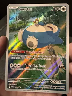 Snorlax 051 Sv: Scarlet & Violet Promo Cards Holo - Image 1