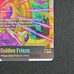 Golden Frieza FB02-140 SCR Dragon Ball Super Card Game. - Image 4