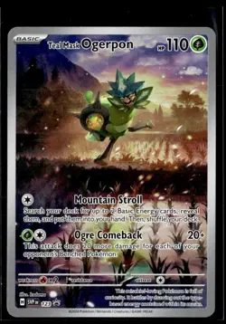 Teal Mask Ogerpon Promo Pokemon SV: Scarlet & Violet Promo Cards 123 NM - Image 1