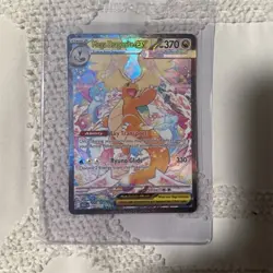 Pokemon Mega Dragonite EX Full Art Holo Card 370 HP 330 Attack 290/217 - Image 1