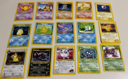 Pokemon OG 15 Card Bulk Lot NO DUPLICATES LP-NM RARE WOTC Vintage Original O - Image 1
