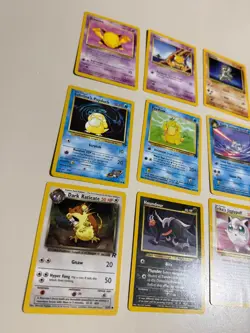 Pokemon OG 15 Card Bulk Lot NO DUPLICATES LP-NM RARE WOTC Vintage Original O - Image 2