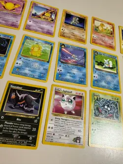 Pokemon OG 15 Card Bulk Lot NO DUPLICATES LP-NM RARE WOTC Vintage Original O - Image 3